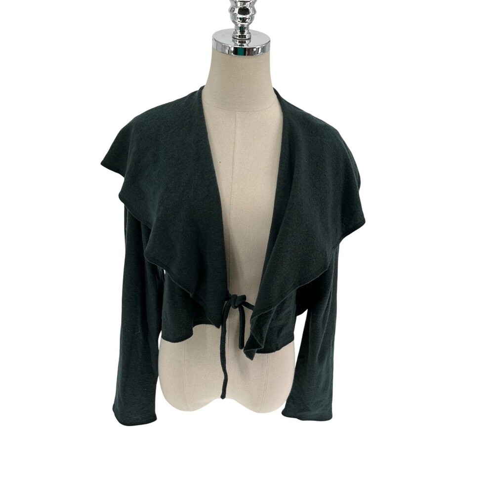 Evelin Brandt Cardigan Women's Size 8 US 40 EU Green 100% Wool